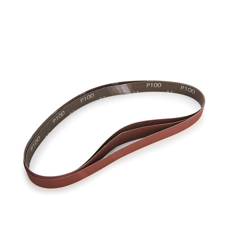 Aluminum Oxide Sanding Belt - 1" x 30" - 3 Pack - Size:1" x 30" - Grit:100 Grit